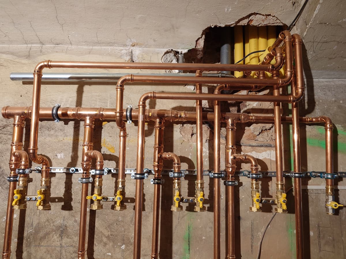 Plynoinstalace — montáž